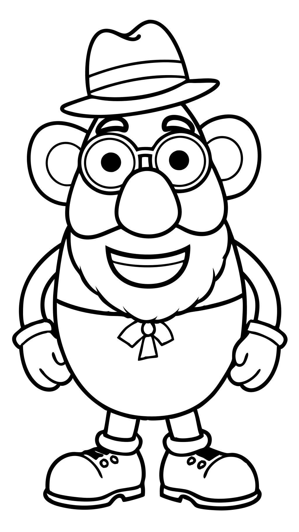 coloring pages mr potato head